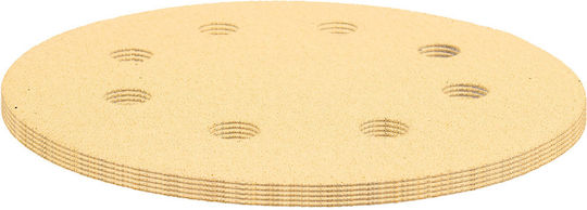 Sandpaper Velcro 180 Mm K120 5 Pcs 8 Holes Sander 59g263