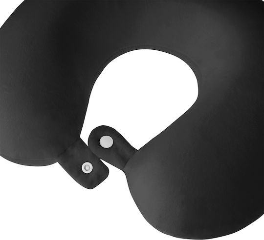 Μαξιλαράκι Ταξιδίου Μαξιλαράκι Memory Foam Μαύρο