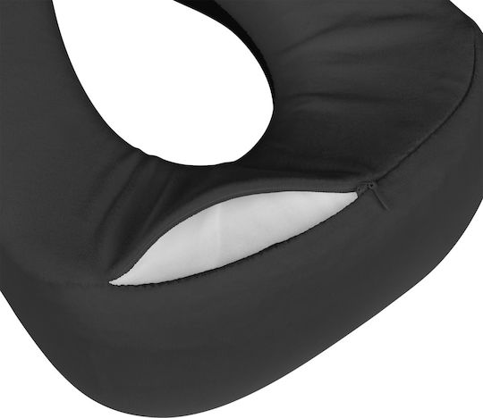 Μαξιλαράκι Ταξιδίου Memory Foam Μαύρο