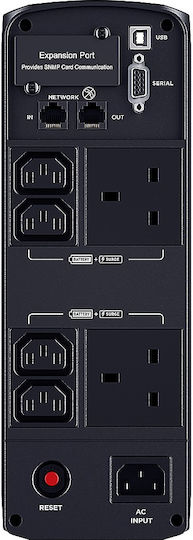 CyberPower CP1600EPFC UK UPS Line-Interactive 1600VA 1000W με 6 Πρίζες