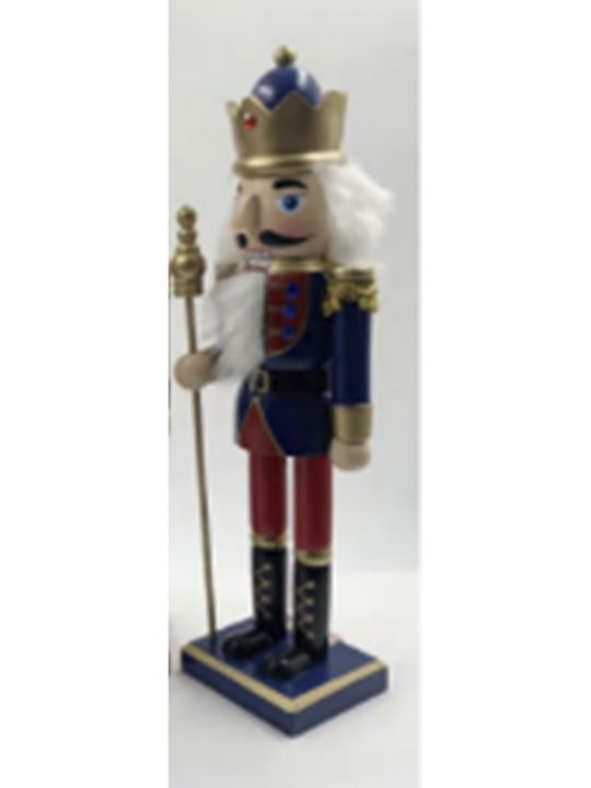 Iliadis Nutcracker de Crăciun Lemn Roșu Înălțime 40cm.