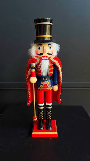 Decorativ Nutcracker de Crăciun Lemn Albastru