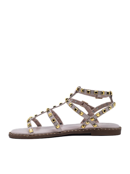 Sandale casual damă în Culoare Bej
