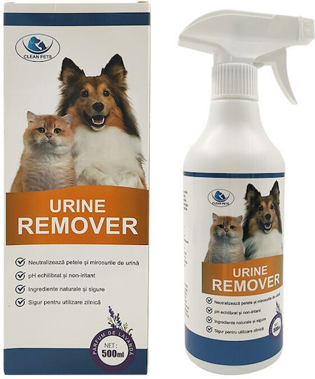 Clean Pets Αξεσουάρ για Καθαρισμό Ούρων Σκύλου 500ml Διάλυμα Καθαρισμού Ούρων