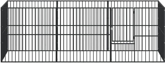 vidaXL Custi de câine din sârmă 300x100x100cm