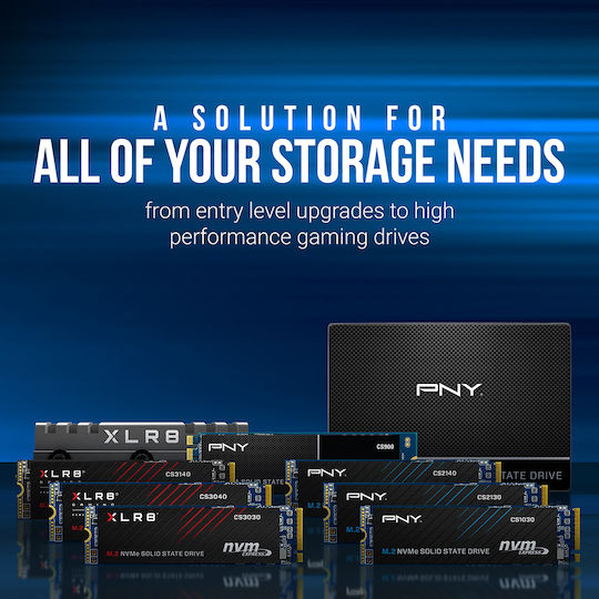 PNY SSD 500GB M.2 NVMe PCI Express 4.0 M280CS2140-500-RB