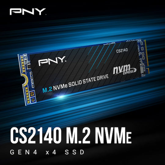 PNY SSD 500GB M.2 NVMe PCI Express 4.0 M280CS2140-500-RB