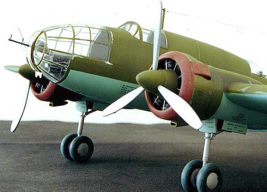 Mirage Pzl37 Μεταλλική Φιγούρα Μοντελισμού Καφέ 42.7x29.4x5.5εκ.