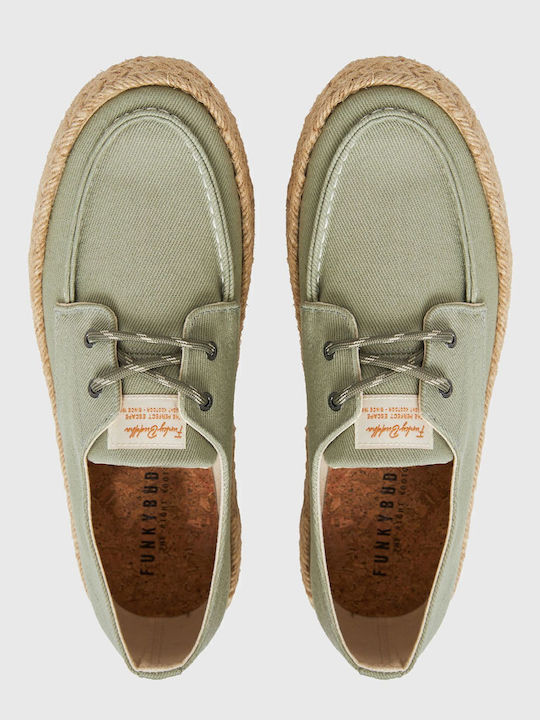 Men's Espadrilles in Green Color