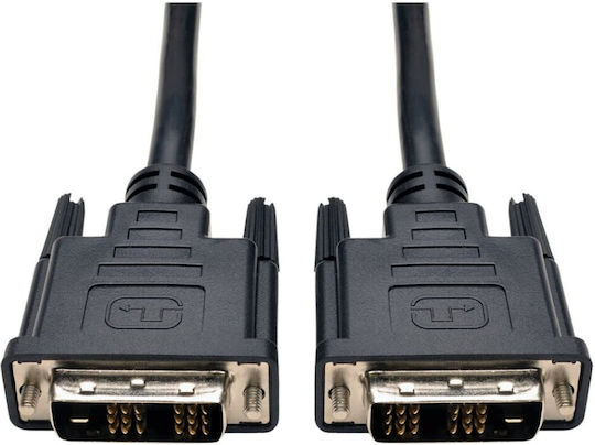 Techly Кабел DVI-D мъжки - DVI-D мъжки 5м Черен (ICOC-DVI-8050)