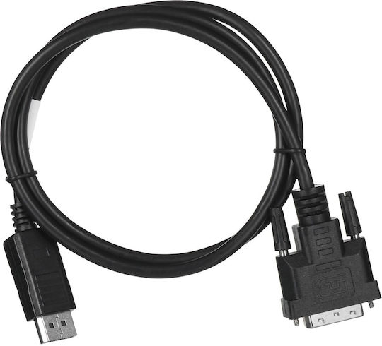 Lanberg Cable DVI-D male - DisplayPort male 1m (CA-DPDV-10CU-0010-BK)