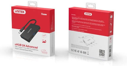 Unitek Hub 4 Θυρών USB 3.1 με σύνδεση USB-C / USB-A