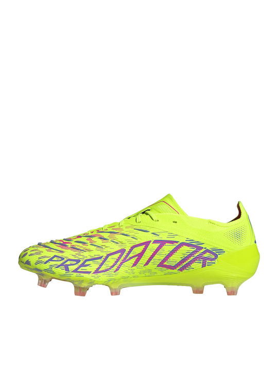 adidas Predator Elite FG Fußballschuhe mit Stollen Gelbe