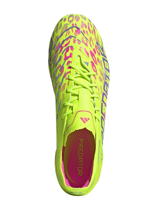 adidas Predator Elite Fußballschuhe mit Stollen Gelb