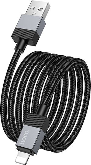 Hoco USB-A to Lightning Cable Μαύρο X110
