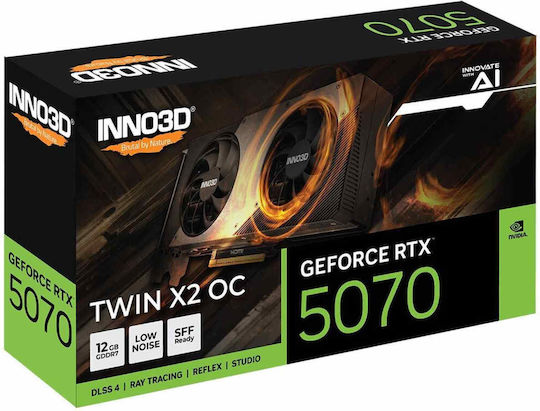 Inno 3D GeForce RTX 5070 12GB GDDR7 Twin X2 Graphics Card