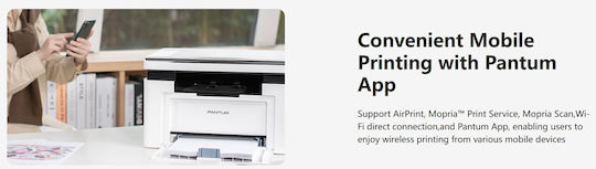 Pantum BM2300NW Ασπρόμαυρο Πολυμηχάνημα Laser με WiFi και Mobile Print