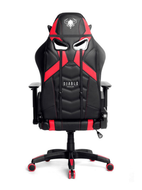 Diablo X-Ray 2.0 King Size Καρέκλα Gaming Δερματίνης με Ρυθμιζόμενα Μπράτσα Μαύρο / Κόκκινο
