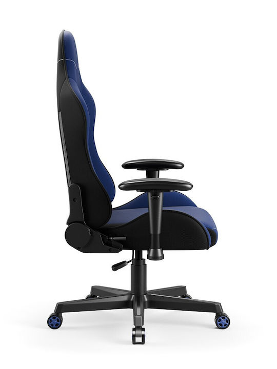 Diablo X-Starter Normal Size Artificial Leather Gaming Chair with Adjustable Arms Navy Blue