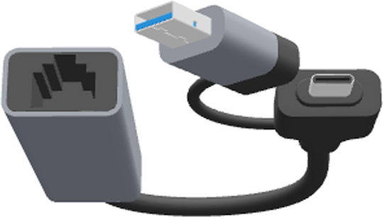 Gembird A-USB3AC-LAN2G-01 USB-C Network Adapter with Wired Ethernet Connection
