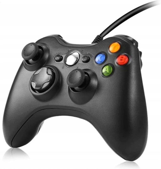 Ενσύρματο Gamepad για Xbox 360 Μαύρο