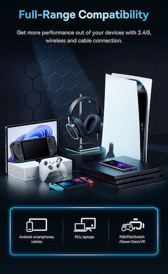 Baseus AeQur GH02 Drahtlos Über Ohr Gaming-Headset mit Bluetooth-Konnektivität für PC