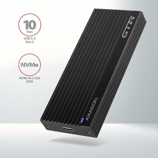 Axagon Θήκη για Σκληρό Δίσκο M.2 PCI Express NVME με σύνδεση Type-C