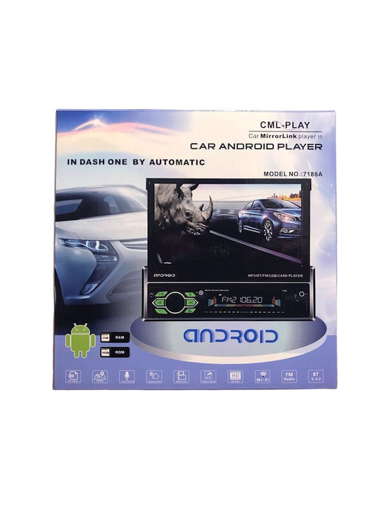 Car Radio 1 DIN Bluetooth