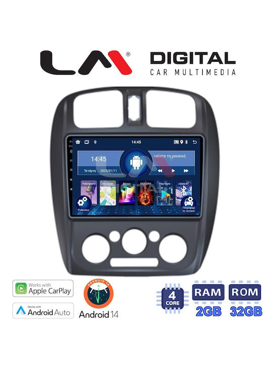 LM Digital Car Audio System for Mazda 323 1999-2004 (Bluetooth/USB/WiFi/GPS/Apple-Carplay/Android-Auto) with Touch Screen 9"