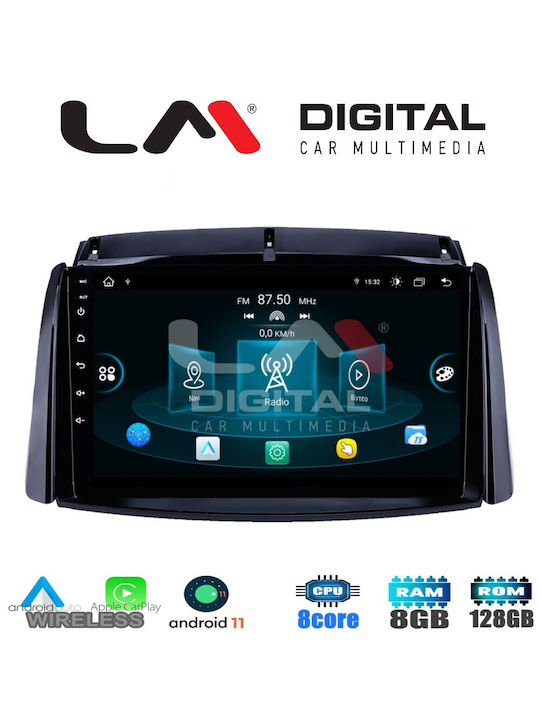 LM Digital Car Audio System for Renault Koleos 2006 > 2017 (Bluetooth/USB/WiFi/GPS/Apple-Carplay/Android-Auto) with Touch Screen 9"