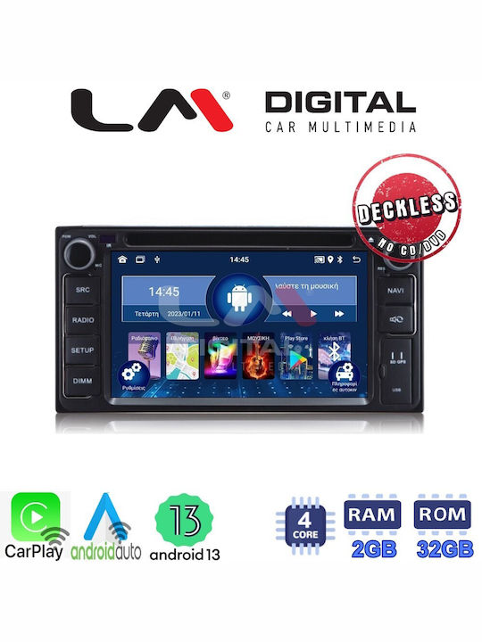 LM Digital Автомобилна Аудио Система (Блутут/USB/WiFi/GPS) с Тъчскрийн 9"