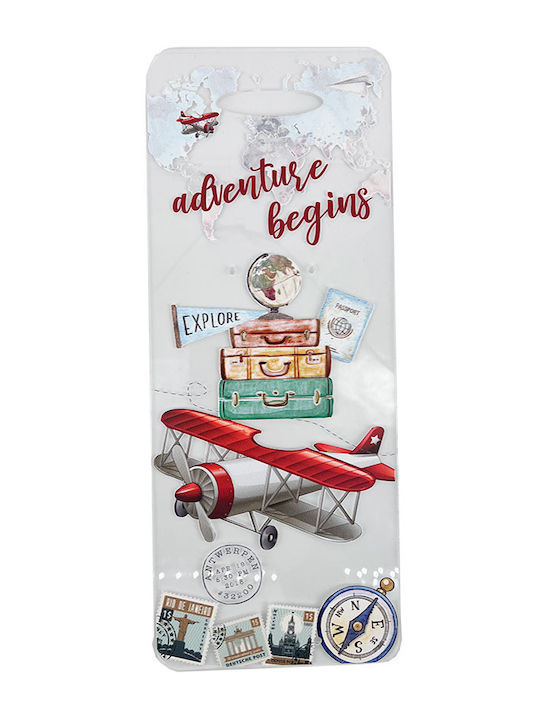 Handmade Scented Candle Boy Plexiglass Base Airplane