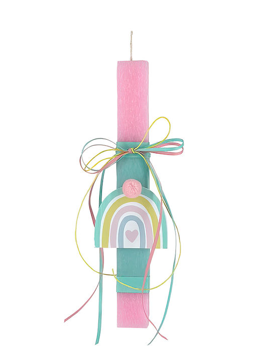 Handmade Scented Candle Girl Frame Rainbow