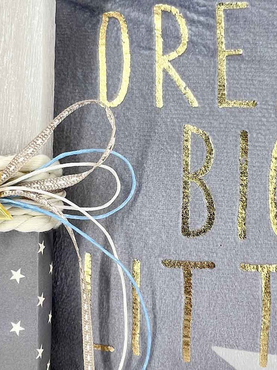 Lumânare Parfumată Handmade Băiat Pernă Muzicală Stea Albastră
