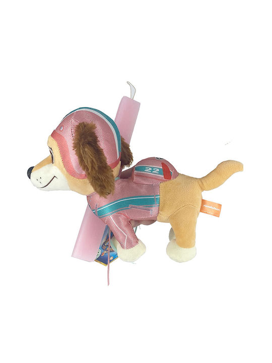 Lumânare Parfumata Handmade Fetiță Plus Roz Patrula Cățelușilor