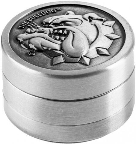 The Bulldog Amsterdam Grinder 3 Parts Silver