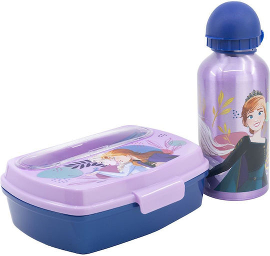 Mickey Mouse Clubhouse Πλαστικό Παιδικό Δοχείο Φαγητού Mickey 0.4lt Μωβ