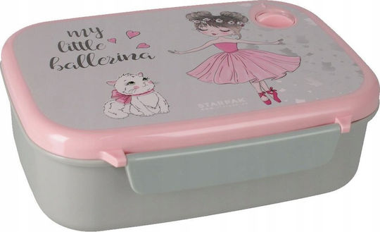 My Little Ballerina Plastik Kinder Lebensmittelbehälter Gray