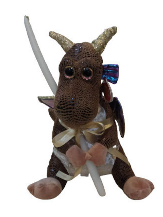 Dino Candle 32cm Brown Dino Candle 32cm Brown