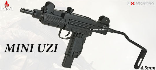Umarex Аерозарядно оръжие Airsoft Iwi Mini Uzi 4.5mm 4.5мм