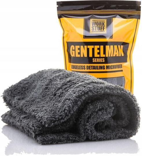 Work Stuff Gentleman Plus Πανί Μικροϊνών Καθαρισμού για Αμάξωμα Αυτοκινήτου 600gsm Μαύρο 40x40cm