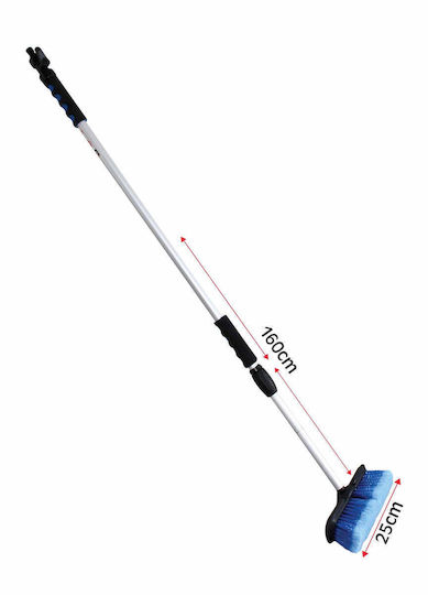 Satra Telescopic Car Wash Broom with Water Supply 102-172.5cm
