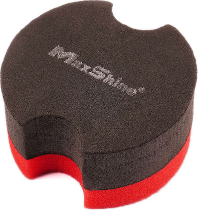 Maxshine Sponges Applicator Polishing for Bodywork Wax Polish Grey Red