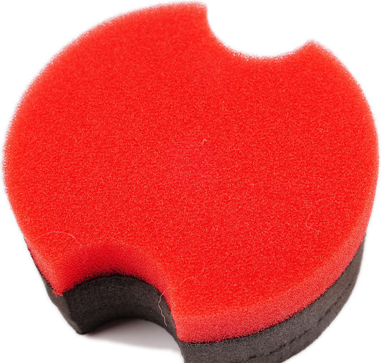 Maxshine Sponges Applicator Polishing for Bodywork Wax Polish Grey Red
