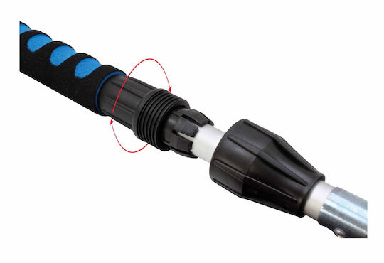 Satra Teleskopisch Autowaschbürste mit Wasserzufuhr 95-156.5cm