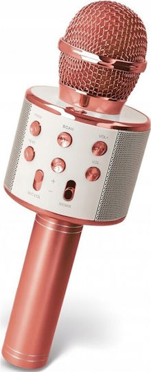 Forever Μικρόφωνο Karaoke Ασύρματο BMS-300 Ροζ