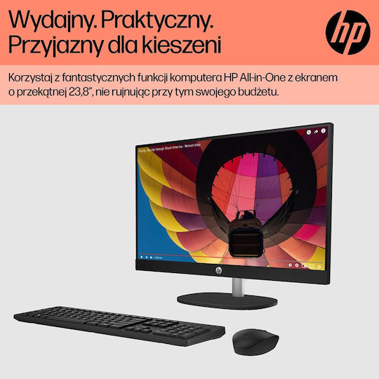 HP 24-cr0312nw 23.8" (Ryzen 5-7520U/16GB/512GB SSD/FHD/W11 Home) US