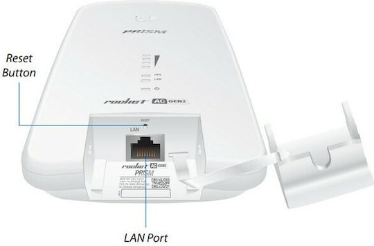 Ubiquiti Rocket 5ac Prism Gen2 Ap 5GHz Airmax Ac Airprism Gps 3x Rsma 1x Gigabit Rj45 Poe 24V