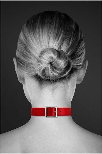 Fetish Addict Halsband in Rot Farbe