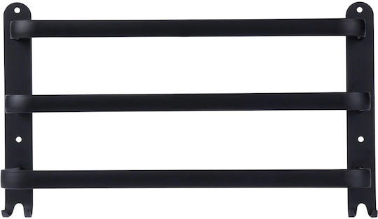 Vilde Single Wall-Mounted Bathroom Shelf Unit ​40x40cm Black